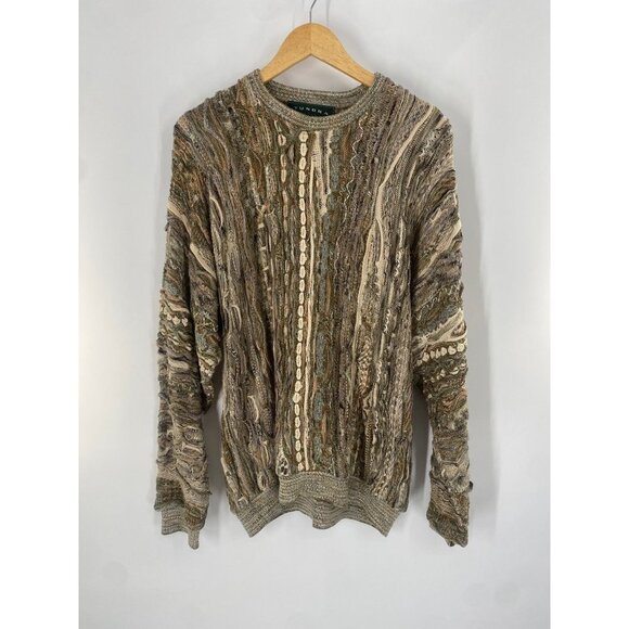 TUNDRA CANADA COOGI COSBY GRANDPA STYLE 3D PULLOVERSWEATER - Picture 1 of 6